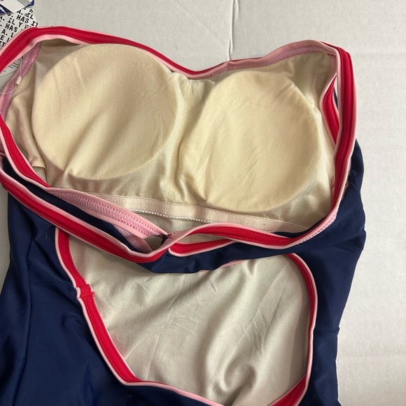 AojinWomen's Navy and Red Swimsuit # A2 - Picture 3 of 9